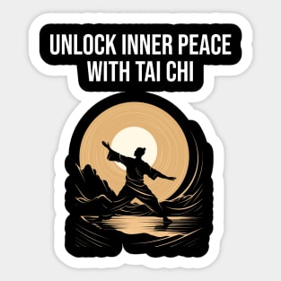 Tai Chi, Tai Chi Lover Gift, Martial Artist, Tai Chi Gift, Tai Chi Teacher, Chinese Martial Arts Sticker